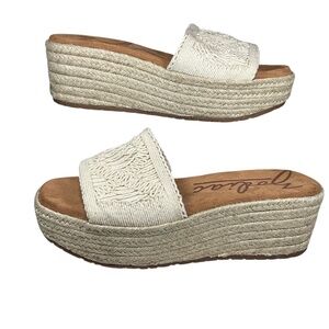 Zodiac Womens June Beige Slip On Espadrilles Shoes 8.5 (B,M) New without box